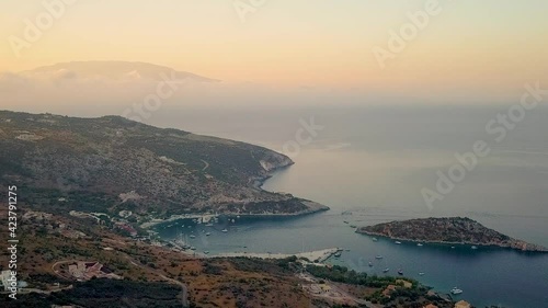 Dusk at North Ionian Zakynthos island of Greece 
Getting closer to the Port of Agios Nikolas - St.Nikolas photo