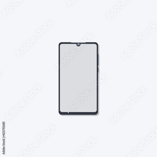 Smartphone icon in style flat 