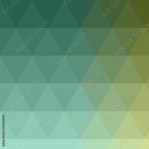 Abstract color Low-Polygones Generative Art background illustration