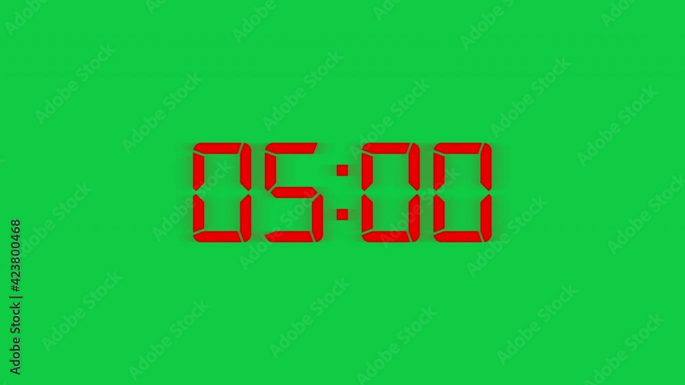 Countdown Timer Digital Digits Display Countdown Timer Digital Digits Display