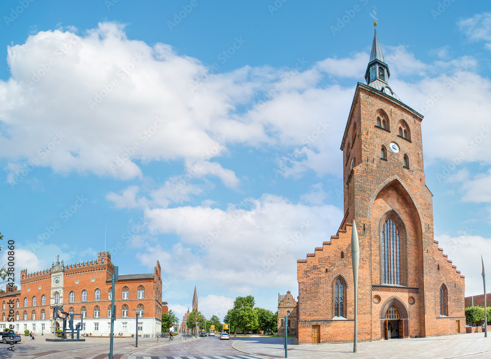 Fototapeta premium Sankt Knuds Kirke (Knuds Church) Odense Fyn Region Syddanmark (Region of Southern Denmark) Denmark