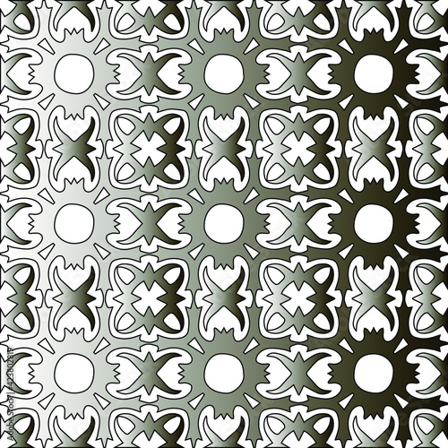Pattern with a black-and-white gradient . Abstract metallic background. 