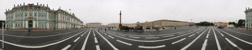 360 panoramic view of The State Hermitage Museum