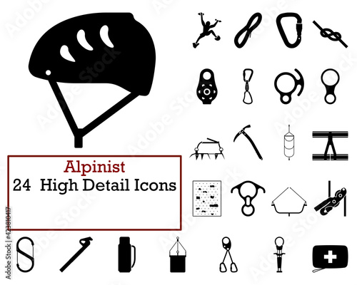 Alpinist Icon Set