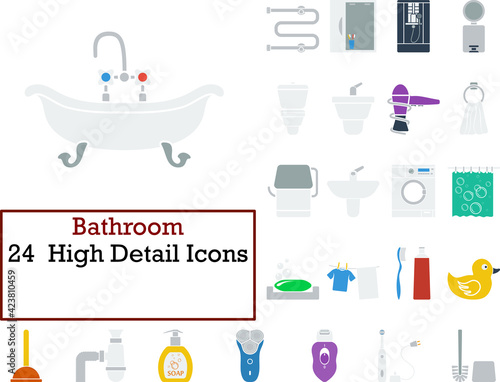 Bathroom Icon Set