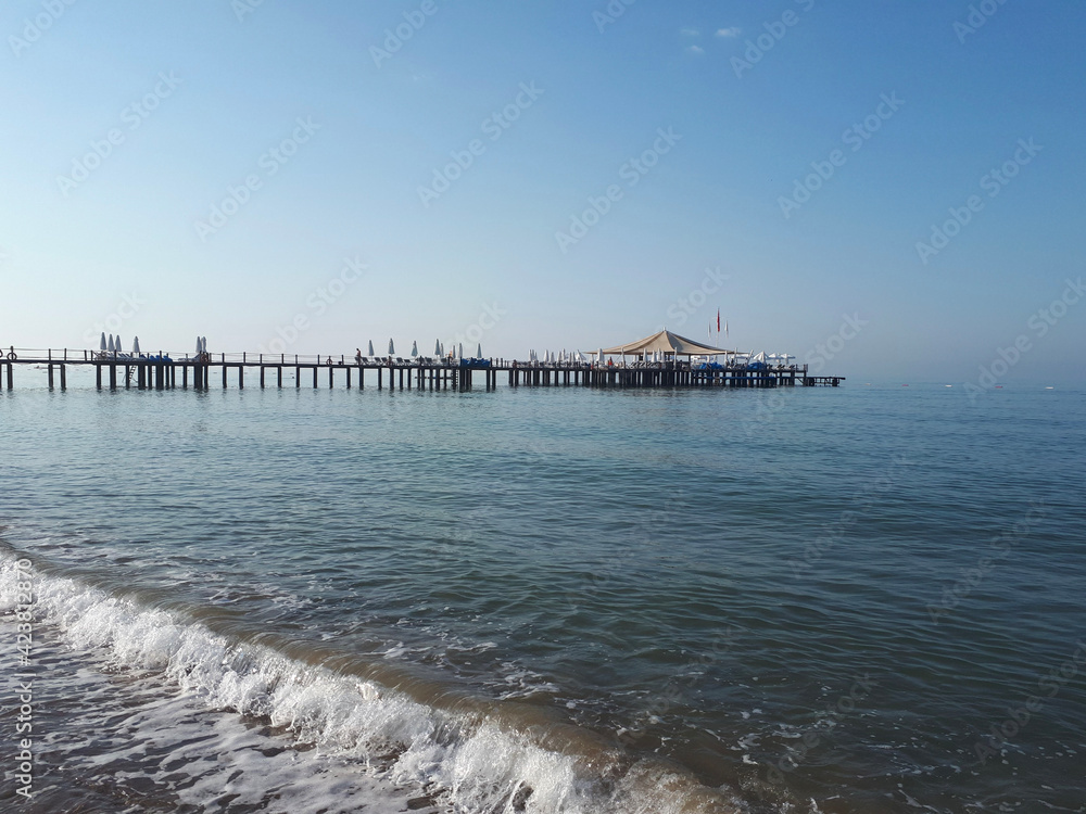 pier on the beach