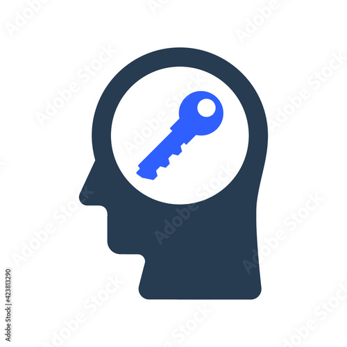 Key of mind icon