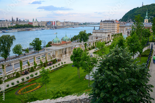 Budapest, Hungary - June 20, 2019: Castle Garden view on Buda side © Andrey