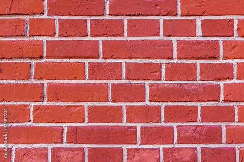 Surface of an old brick porous wall © Elena Belyaeva