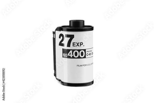 White canister Iso 400 film for colour prints