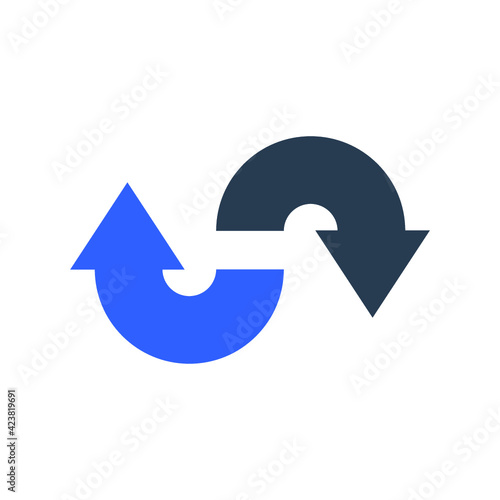 Reverse up down arrow icon