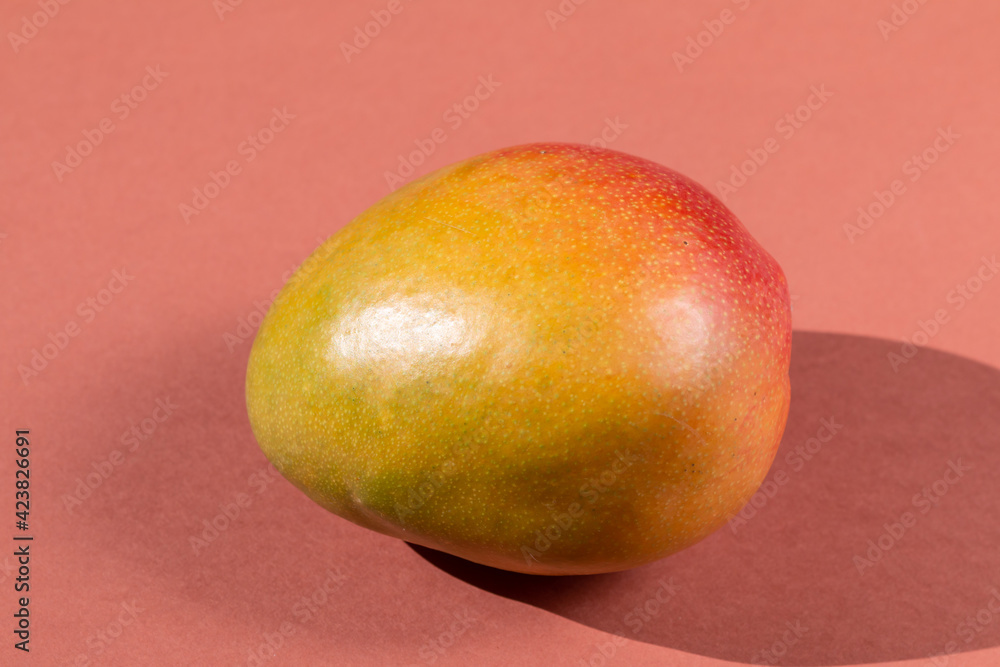 Fresh delicious mango isolated on brown background
Fresh delicious mango isolated on brown background