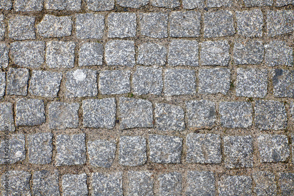 Fototapeta premium different stone ground cover pattern