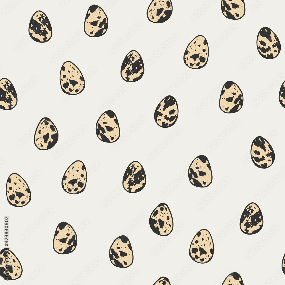 Easter eggs seamless vector patten Easter eggs seamless vector patten