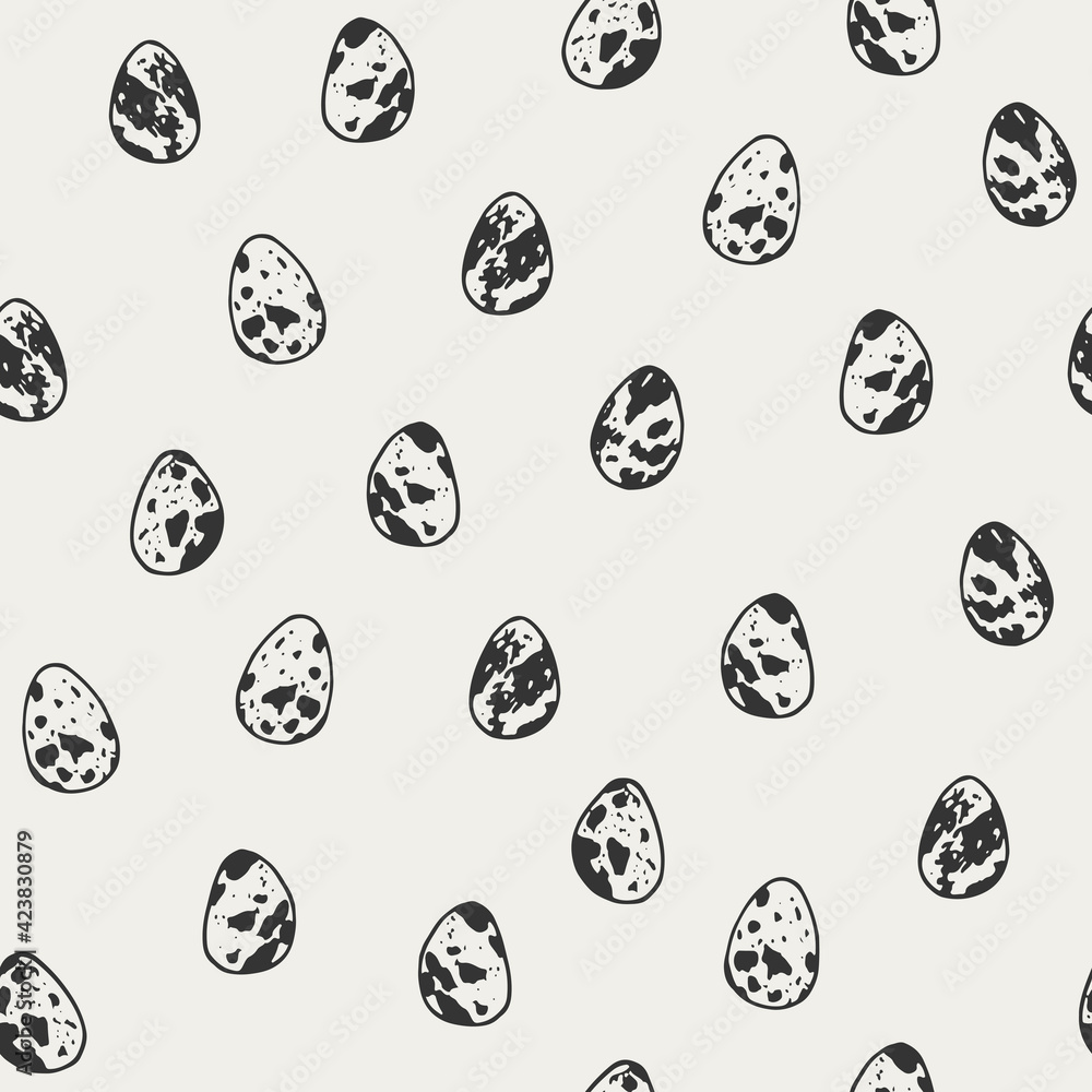 Easter eggs seamless vector patten Easter eggs seamless vector patten