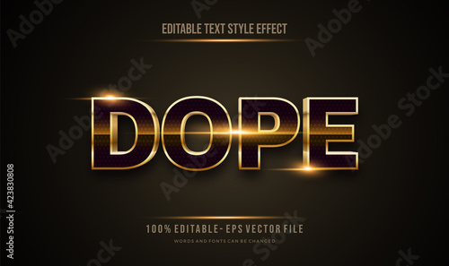 Modern editable text style effect illustrator. vector design template.	
