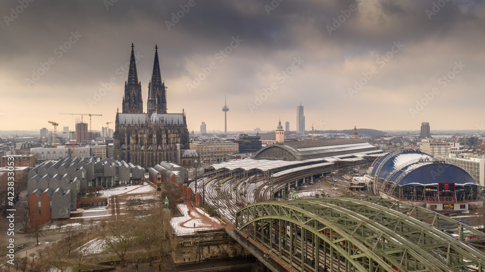 Köln bei Schnee