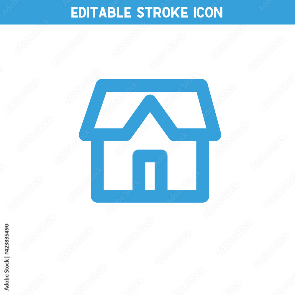 House vector icon. Home pictogram.