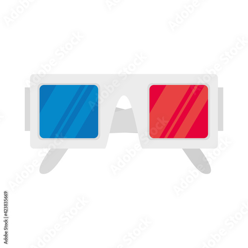 3d glasses illustration