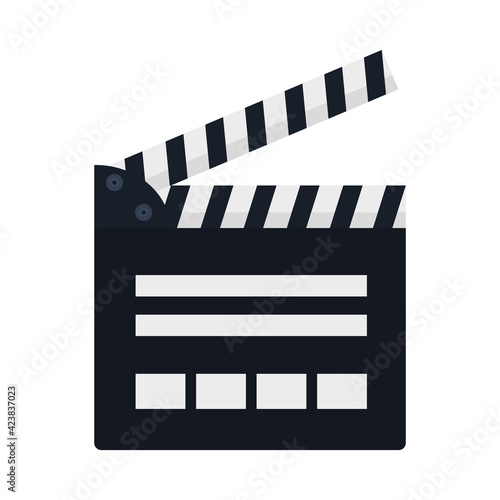 movie clapper illustration