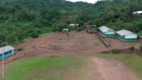 Ecuador jungle aerial view