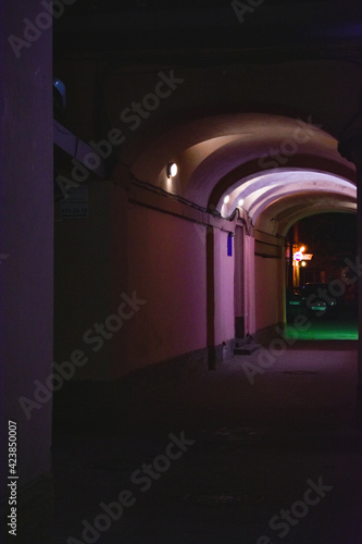 Fototapeta Naklejka Na Ścianę i Meble -  light through the tunnel