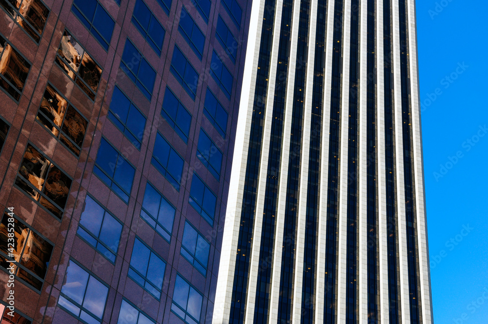 Abstract Los Angeles modern office buildings. Abstract Los Angeles modern office buildings.