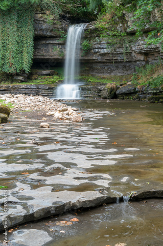 View of Askrigg Waterfall in the Yorkshire Dales National Park photo