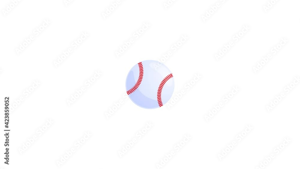 Tennis ball cartoon 4K animation on white screen background - tennis ball on white background.Alpha matte Tennis ball cartoon 4K animation on white screen background - tennis ball on white background.Alpha matte