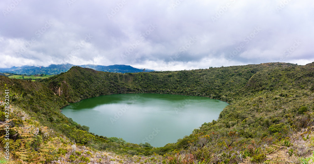 the Guatavita Lagoon, Sesquilé, Cundinamarca, Colombia
