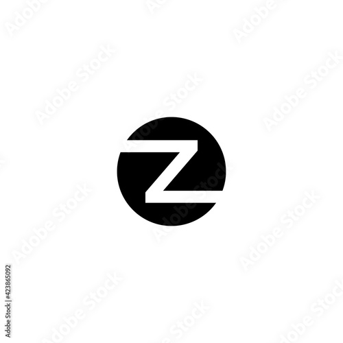 Free Download Initials Letter Z logo in the circle. Logo icon design template - GFXLoad