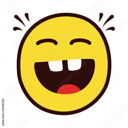 grinning emoji face