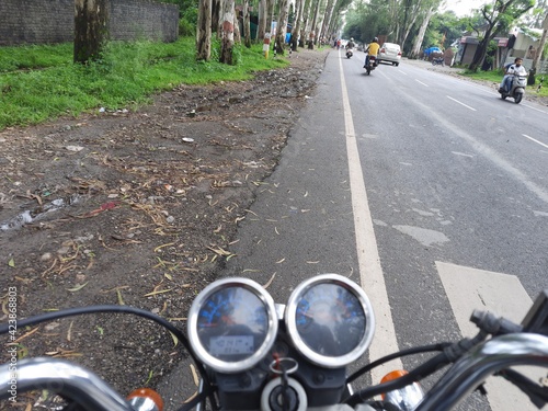 Bike Driving on Indian road