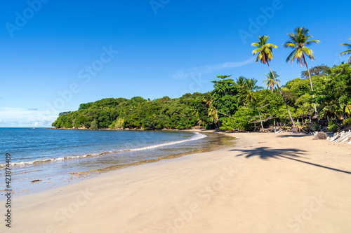 hot sunny day on the island of Boipeba, Cairu municipality, BA, Brazil