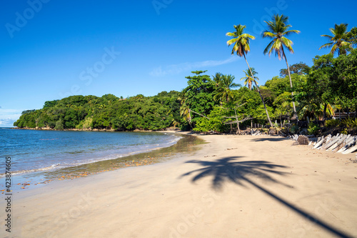 hot sunny day on the island of Boipeba, Cairu municipality, BA, Brazil