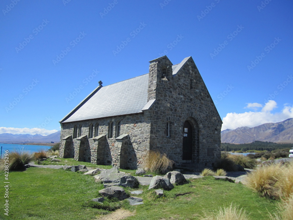 New Zealand The Church of the good shepherd
ニュージーランド　善き羊飼いの教会