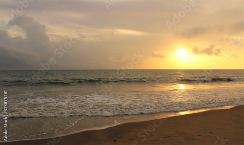 sunset on the beach © Carl