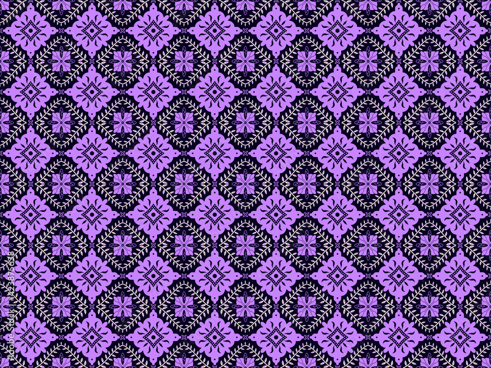 Batik is a pictorial design that is made specifically by writing on cloth, which has a distinctiveness. art motif design. Pattern batik motifs of modern colors. Vector art Batik is a pictorial design that is made specifically by writing on cloth, which has a distinctiveness. art motif design. Pattern batik motifs of modern colors. Vector art