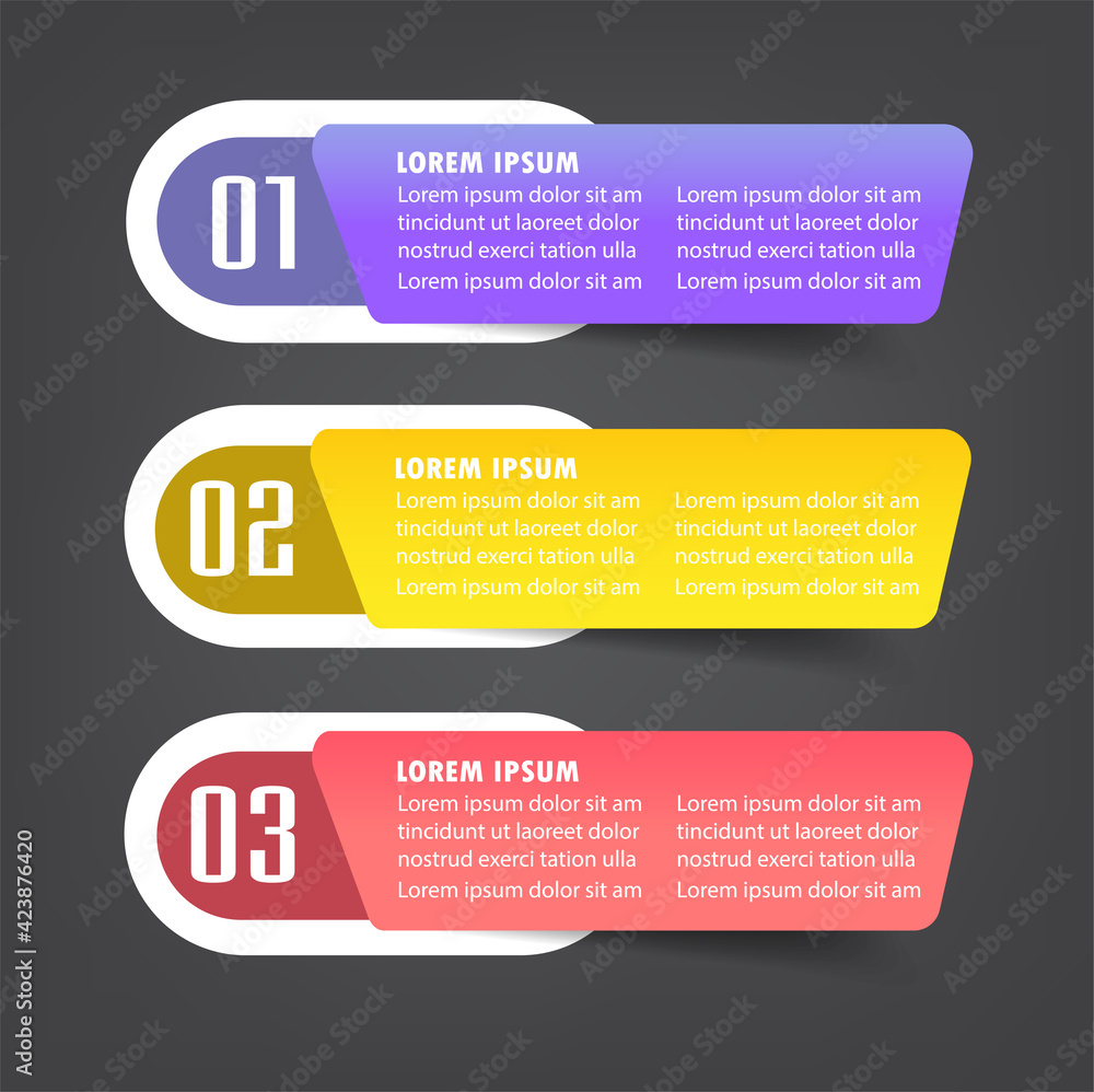 modern text box template, banner Infographics modern text box template, banner Infographics