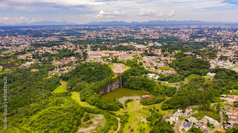 Drone Parque Tanguá Curitiba Paraná Brasil