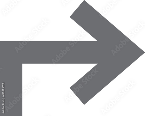 Free Download Modern arrows Vector line icon. Arrow different shapes in modern simple flat style for web design. - GFXLoad
