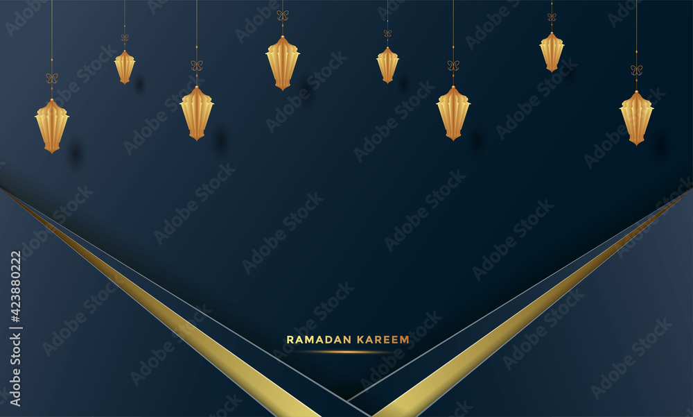 ramadan kareem background vector illustration Stock Vector | Adobe Stock
