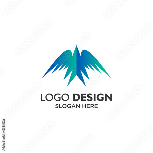 bird for business and finance logo design