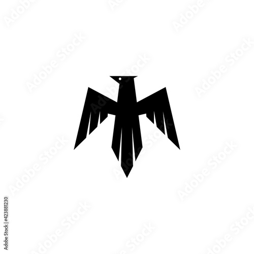 Vector Illustration of Eagle, Falcon and Wing Icon Logo Inspiration