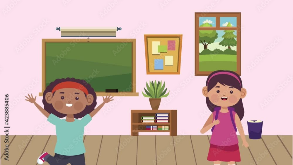 interracial students little girls in the classroom interracial students little girls in the classroom