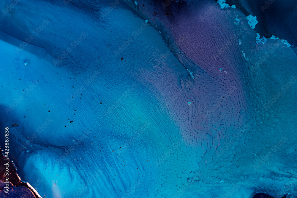 Fototapeta premium Abstract ink texture. Acrylic modern art. Inkscape
