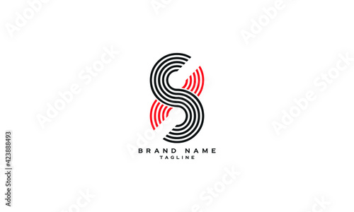 S8, 8S, Abstract initial monogram letter alphabet logo design photo