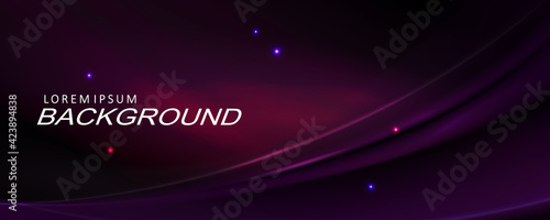 Abstract composition with a gradient of a purple shade, imitation of fabric folds