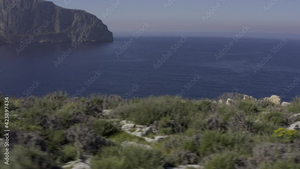 Aerial, Cape Tigani, Peloponnes, Greece Aerial, Cape Tigani, Peloponnes, Greece