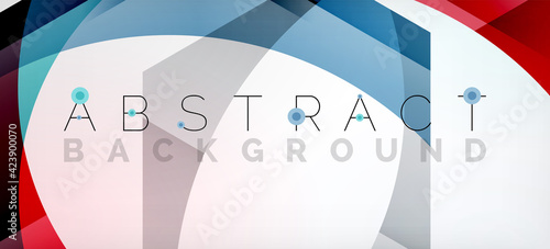 Vector color hexagons geometric abstract background